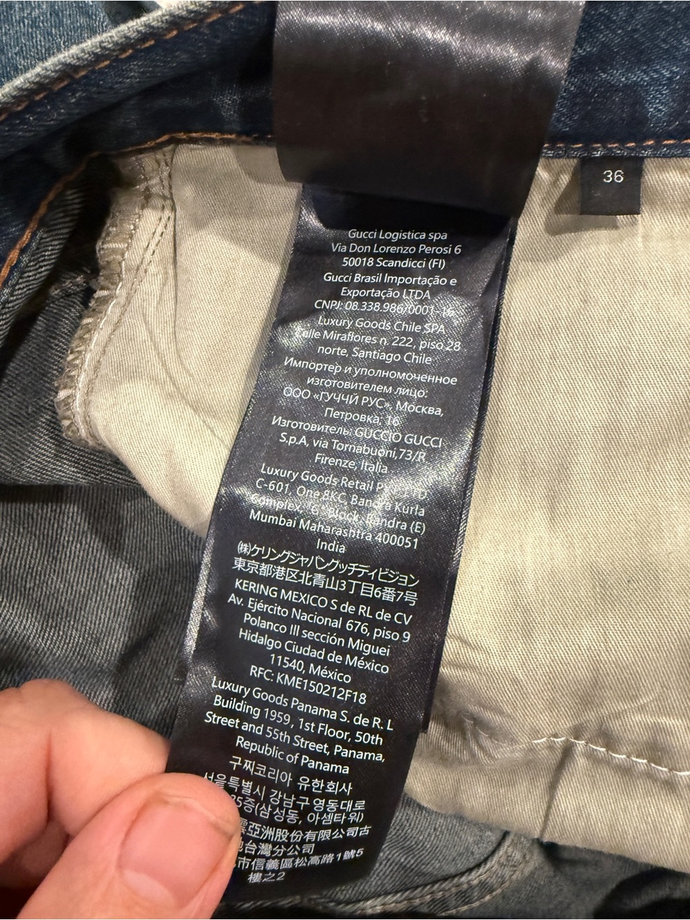 Gucci Washed Blue Denim Jeans with Signature Hardware - Picture 3 of 15